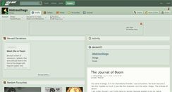 Desktop Screenshot of mistressshego.deviantart.com