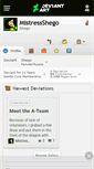 Mobile Screenshot of mistressshego.deviantart.com