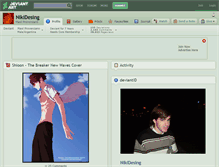 Tablet Screenshot of nikidesing.deviantart.com