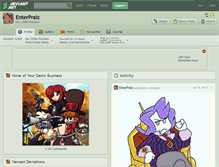 Tablet Screenshot of enterpraiz.deviantart.com