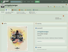 Tablet Screenshot of erickgidiontarigan.deviantart.com