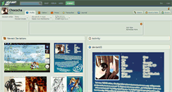 Desktop Screenshot of chococha.deviantart.com