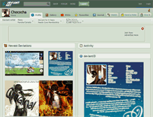Tablet Screenshot of chococha.deviantart.com