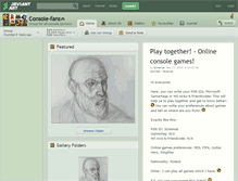 Tablet Screenshot of console-fans.deviantart.com