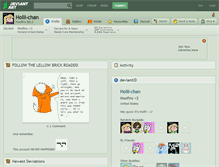 Tablet Screenshot of holli-chan.deviantart.com