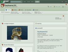 Tablet Screenshot of daydreamer252.deviantart.com