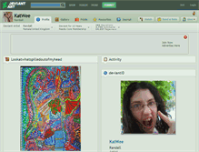 Tablet Screenshot of katwee.deviantart.com