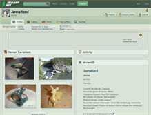 Tablet Screenshot of jannatized.deviantart.com