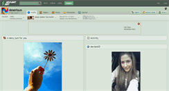 Desktop Screenshot of desertsun.deviantart.com