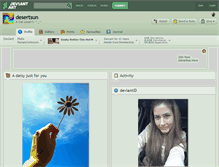 Tablet Screenshot of desertsun.deviantart.com