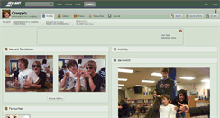 Desktop Screenshot of creepplz.deviantart.com