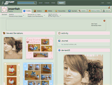 Tablet Screenshot of jesserikah.deviantart.com
