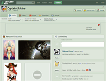 Tablet Screenshot of captain-ukitake.deviantart.com