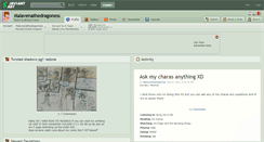 Desktop Screenshot of malavenathedragoness.deviantart.com