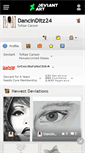 Mobile Screenshot of dancinditz24.deviantart.com