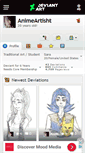 Mobile Screenshot of animeartisht.deviantart.com