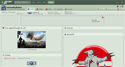 Desktop Screenshot of meandmyrobot.deviantart.com