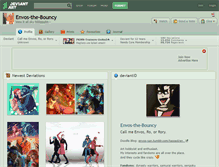 Tablet Screenshot of envos-the-bouncy.deviantart.com