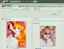 Tablet Screenshot of kitsuna-ri.deviantart.com