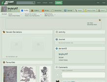 Tablet Screenshot of brybry97.deviantart.com
