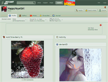 Tablet Screenshot of happyyeyegirl.deviantart.com