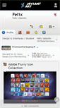 Mobile Screenshot of fel1x.deviantart.com