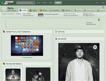 Tablet Screenshot of fel1x.deviantart.com