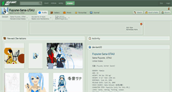 Desktop Screenshot of fuyune-sana-utau.deviantart.com