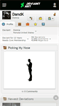 Mobile Screenshot of dandk.deviantart.com