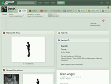 Tablet Screenshot of dandk.deviantart.com