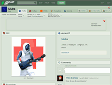 Tablet Screenshot of luluha.deviantart.com