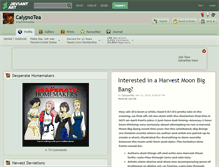 Tablet Screenshot of calypsotea.deviantart.com