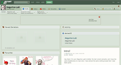Desktop Screenshot of megurine-luki.deviantart.com