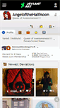 Mobile Screenshot of angelofthehalfmoon.deviantart.com