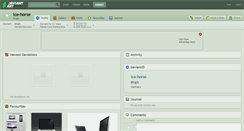 Desktop Screenshot of ice-horse.deviantart.com