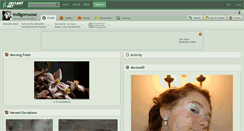 Desktop Screenshot of indigomoose.deviantart.com