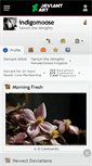 Mobile Screenshot of indigomoose.deviantart.com