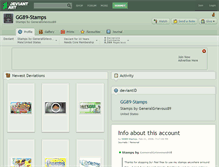 Tablet Screenshot of gg89-stamps.deviantart.com