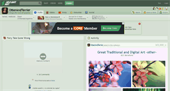 Desktop Screenshot of otterandterrier.deviantart.com