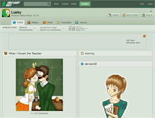 Tablet Screenshot of luaisy.deviantart.com