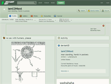 Tablet Screenshot of iamcontext.deviantart.com
