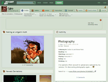 Tablet Screenshot of cgko.deviantart.com