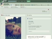 Tablet Screenshot of br0wniies.deviantart.com