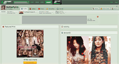 Desktop Screenshot of buttterflycry.deviantart.com