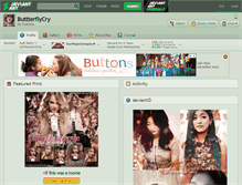 Tablet Screenshot of buttterflycry.deviantart.com