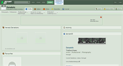 Desktop Screenshot of donatelo.deviantart.com