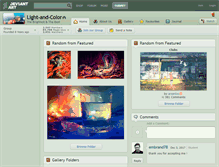 Tablet Screenshot of light-and-color.deviantart.com