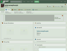 Tablet Screenshot of belarusraepfaceplz.deviantart.com