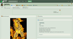 Desktop Screenshot of lightdeity.deviantart.com