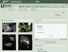 Tablet Screenshot of devalmy.deviantart.com